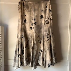 Zelda Flora Print Silk Polyester Blend